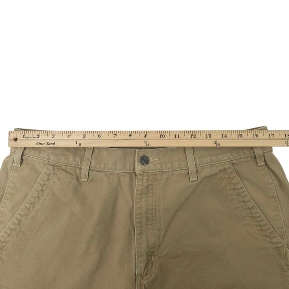 Carhartt Relaxed Fit Pant Mens 36x32 READ B299 Canvas Khaki Straight Leg - Picture 3 of 15